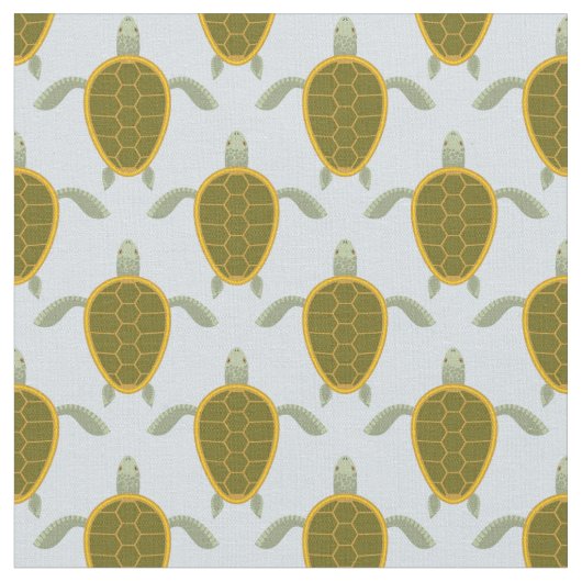 Menge des Meeresschildkröte-Musters Stoff (Nahaufnahme)