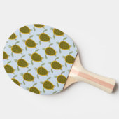 Menge des Meeresschildkröte-Musters Tischtennis Schläger (Seitenansicht)