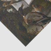 Menge des musikalischen Vogelmalens Seidenpapier (Ausschnitt)