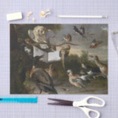 Menge des musikalischen Vogelmalens Seidenpapier (Handwerk)