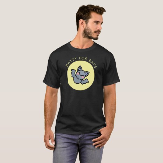 Menge für Fledermäuse T-Shirt (Vorne ganz)