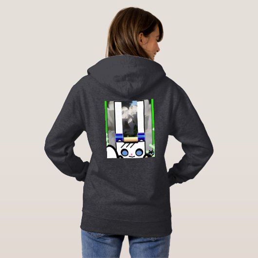 Menge Hoodie (Schwarz voll)