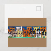 Menge Katzen, Louis Wain Postkarte (Vorne/Hinten)