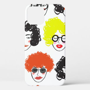 Menge lustiger Völker, nahtloser Hintergrund Case-Mate iPhone Hülle