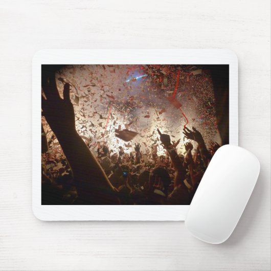 Menge partying mousepad (Mit Mouse)