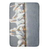 Menge Pelikan-der großen Bad-Matte Badematte (Vorderseite Vertikal)