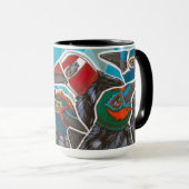 "Menge von Grackles" Tasse (VorderseiteRechts)