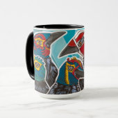 "Menge von Grackles" Tasse (Vorderseite Links)