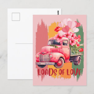 Mengen an Liebe Postkarte