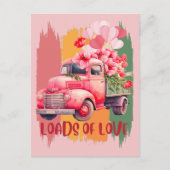 Mengen an Liebe Postkarte (Vorderseite)