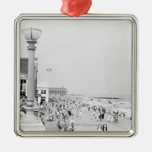 Mengen auf Esplanade Silbernes Ornament (Vorne)