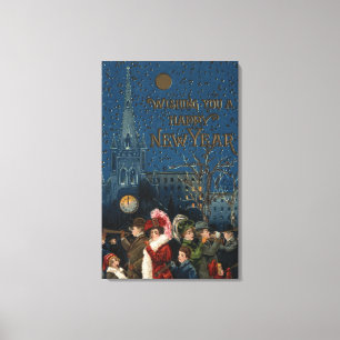 Mengen-durchbrennenhörner Leinwanddruck