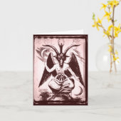 Mengenziege (alter Stil) Karte (Gelbe Blume)