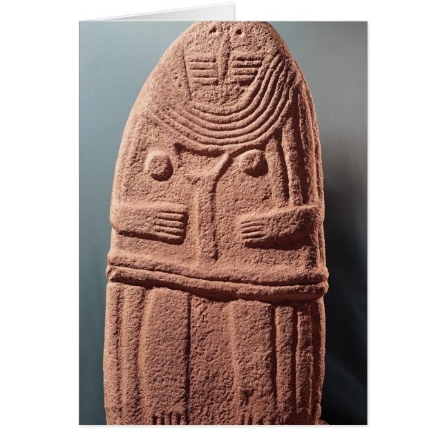 Menhir statue no.4, Saint-Sernins-sur-Rance (Vorne)