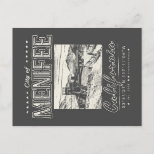 MENIFEE RIVERSIDE KALIFORNIEN - ALTBERGWERK POSTKARTE
