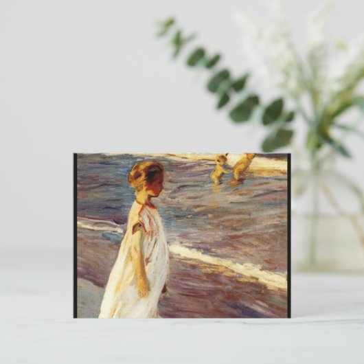 Menina - Joaquin Sorolla Postkarte (Stehend Vorderseite)
