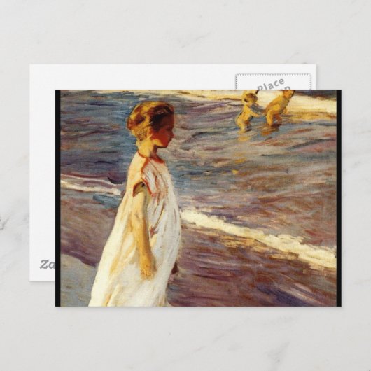 Menina - Joaquin Sorolla Postkarte (Vorne/Hinten)