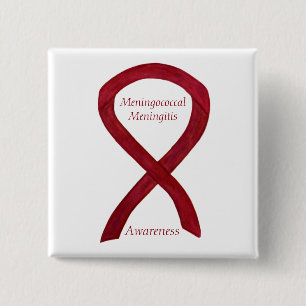 Meningokokken Meningitis Sensibilisierungskampagne Button