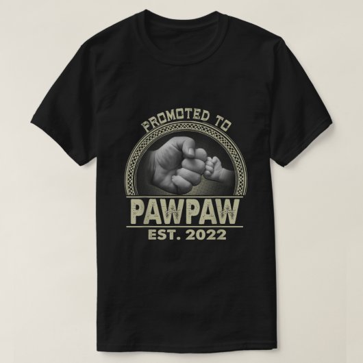 Menne promoviert, um Pawpaw 2022 Funny Geschenk ne T-Shirt (Design vorne)