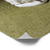 Mennecy Porzellan Gruppe eines Sängers Poster (Ecke)