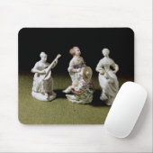 Mennecy Porzellangruppe eines Sängers Mousepad (Mit Mouse)