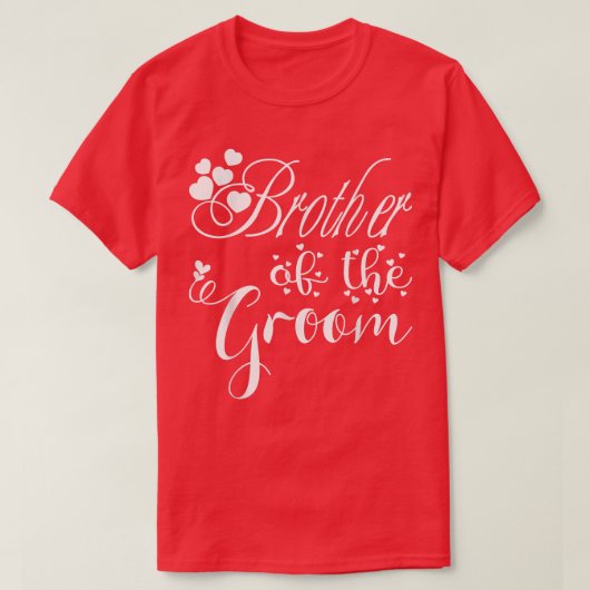 Mennenbrüder der Groom-Funny Wedding oder Bachelo T-Shirt (Design vorne)