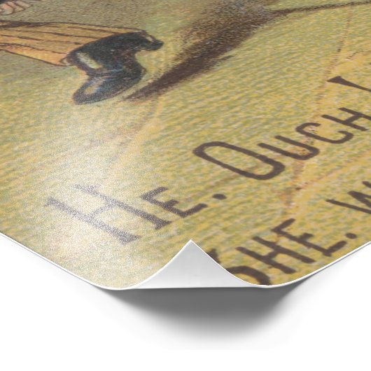 Mennen's Sure Corn Killer Ephemera Foto Print (Ecke)