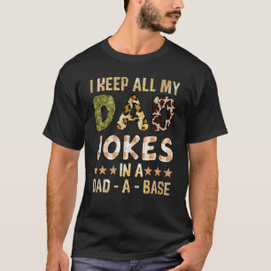 Mennes, die ich alle meine Vater Witze in einem Va T-Shirt