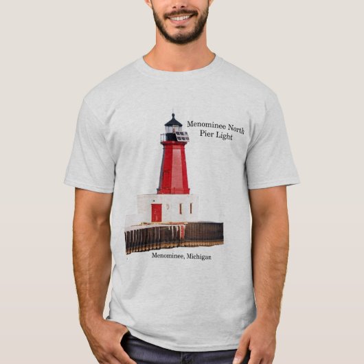Menominee North Pier Light Shirt Light (Vorderseite)