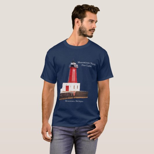 Menominee North Pier Shirt dunkel (Vorne ganz)