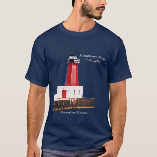 Menominee North Pier Shirt dunkel (Vorderseite)