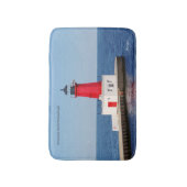 Menominee North Pierhead Light bathmat Badematte (Vorderseite Vertikal)