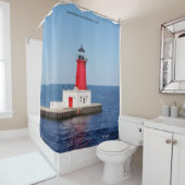 Menominee North Pierhead Light Duschvorhang (Beispiel)