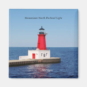 Menominee North Pierhead Light-Magnet Magnet