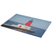Menominee North Pierhead Light Schneidebrett (Ecke)