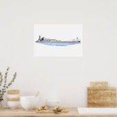 Menominee und Tug Olive L. Moore Poster (Küche)