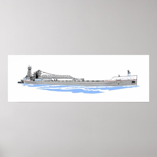 Menominee und Tug Olive L. Moore Poster (Vorne)