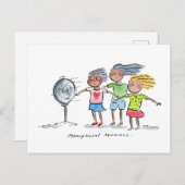 Menopausale Mamma Postkarte (Vorne/Hinten)