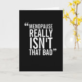 Menopause Beileid Funny Grußkarte Karte (Gelbe Blume)