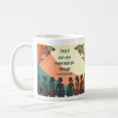 Menopause Coffee Tasse Retro Design (Links)
