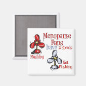 Menopause Fan Magnet (Vorderseite/Rückseite)