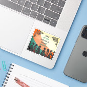 Menopause Festigkeit Retro Design Aufkleber (Laptop mit iPhone)