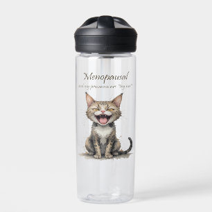 Menopause Humor Gestresste Wütende Katze Trinkflasche