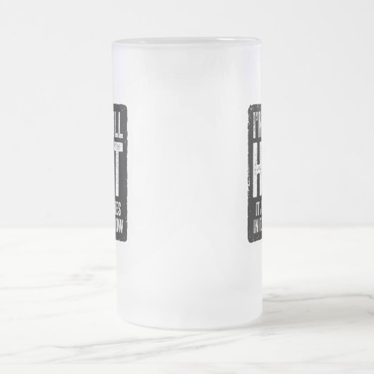 Menopause (I’m Still Hot) Frosted Glass Beer Mug Mattglas Bierglas (Mittel)
