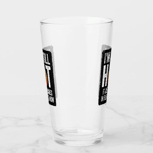 Menopause (ich bin immer noch heiß) Glas (Links)