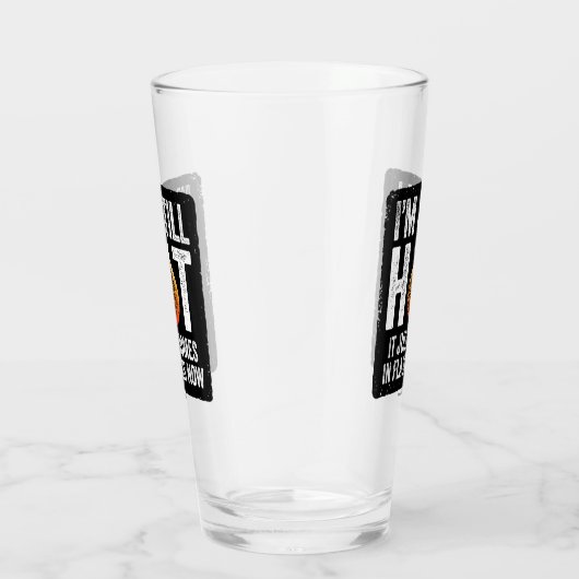 Menopause (ich bin immer noch heiß) Glas (Rechts)