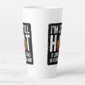 Menopause (ich bin immer noch heiß) Latte-Tasse Milchtasse (Vorderseite)