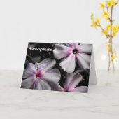 Menopause. Ich weigere mich aufzuhören zu blühen.. Karte (Gelbe Blume)