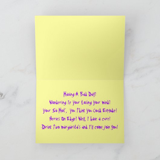 Menopause Karte (Innenseite)