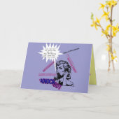 Menopause Karte (Gelbe Blume)